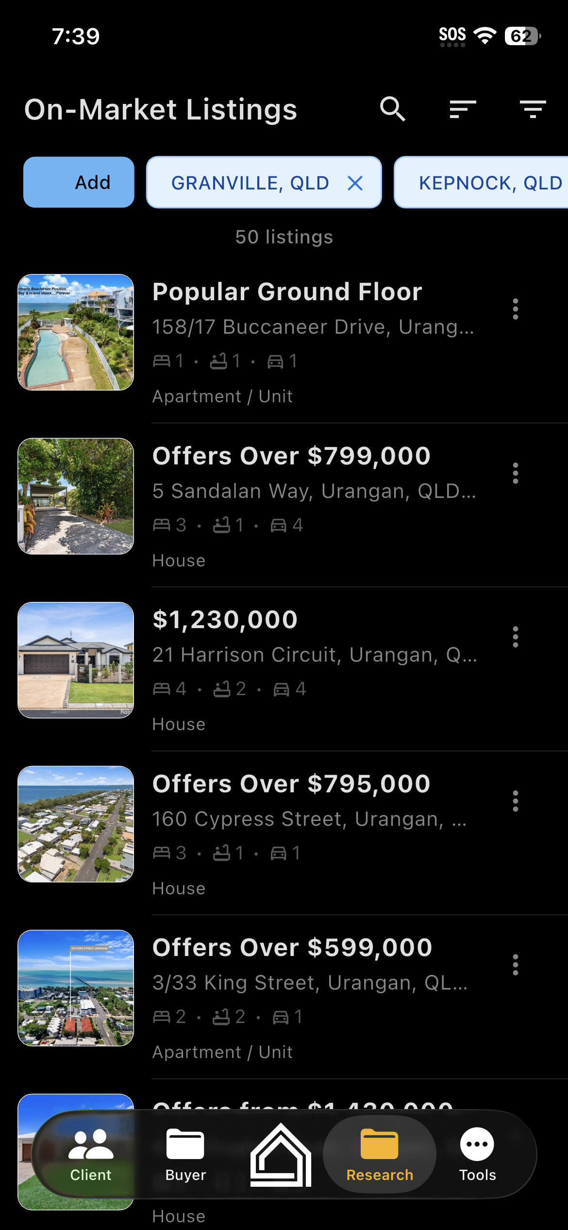 Listings